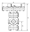 Nodular cast iron pressure reducer | GD-2000K